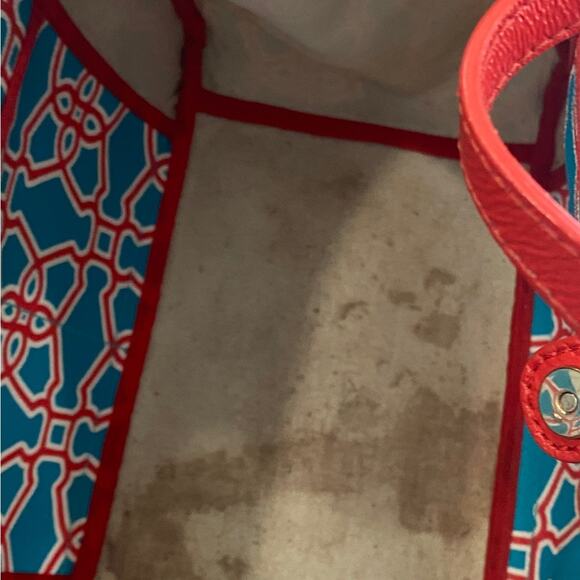 Kate Spade Moroccan Market Michelle Bag Two-Way Convertible Carryall Purse Tote - Picture 8 of 12